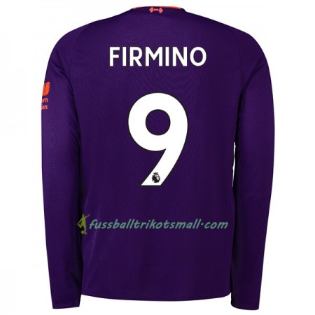 Günstige Fußballtrikots Liverpool Firmino 9 2018-2019 Langarm Auswärts-trikot kaufen